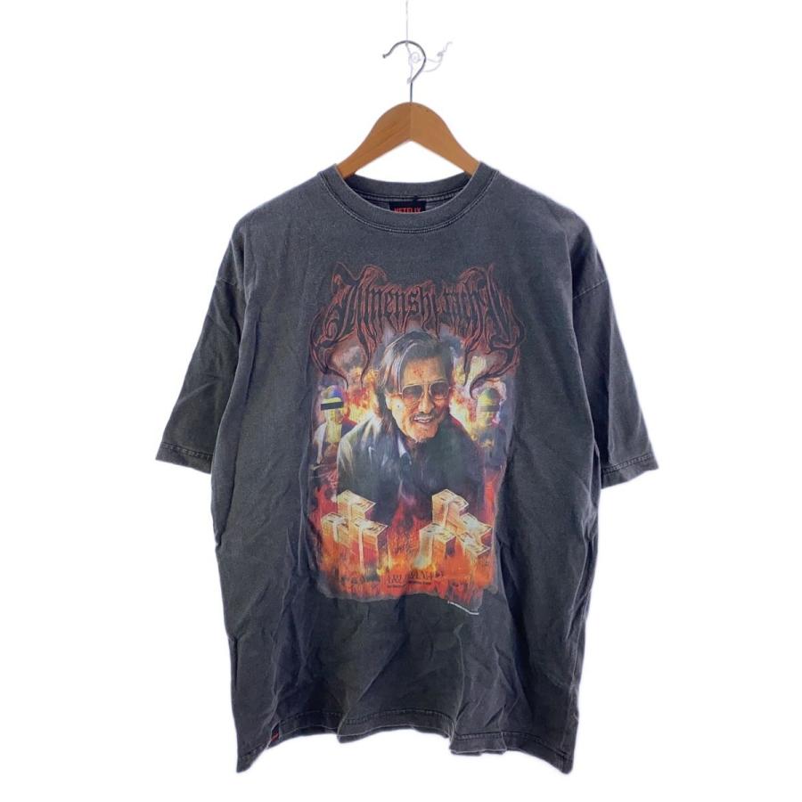【新品】地面師たち ハリソン山中 Tシャツ 地面師たち S NETFLIX/地面師たち/ハリソン山中/Tシャツ/M/コットン/GRY : セカンド