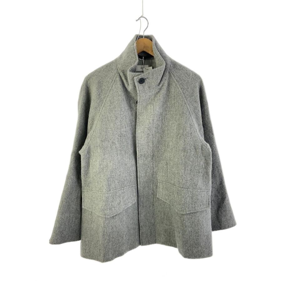 エイトン ATON BABY ALPACA スタンドフィールドコート グレー ATON◇24AW/BABY ALPACA/スタンフィールドコート/38/アルパカ/グレー