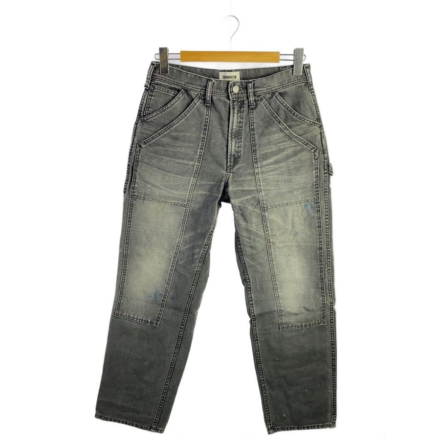 BOWWOWダブルニー BOWWOW◇DOUBLE KNEE DUCK PAINTER PANTS/ボトム/M/デニム/GRY