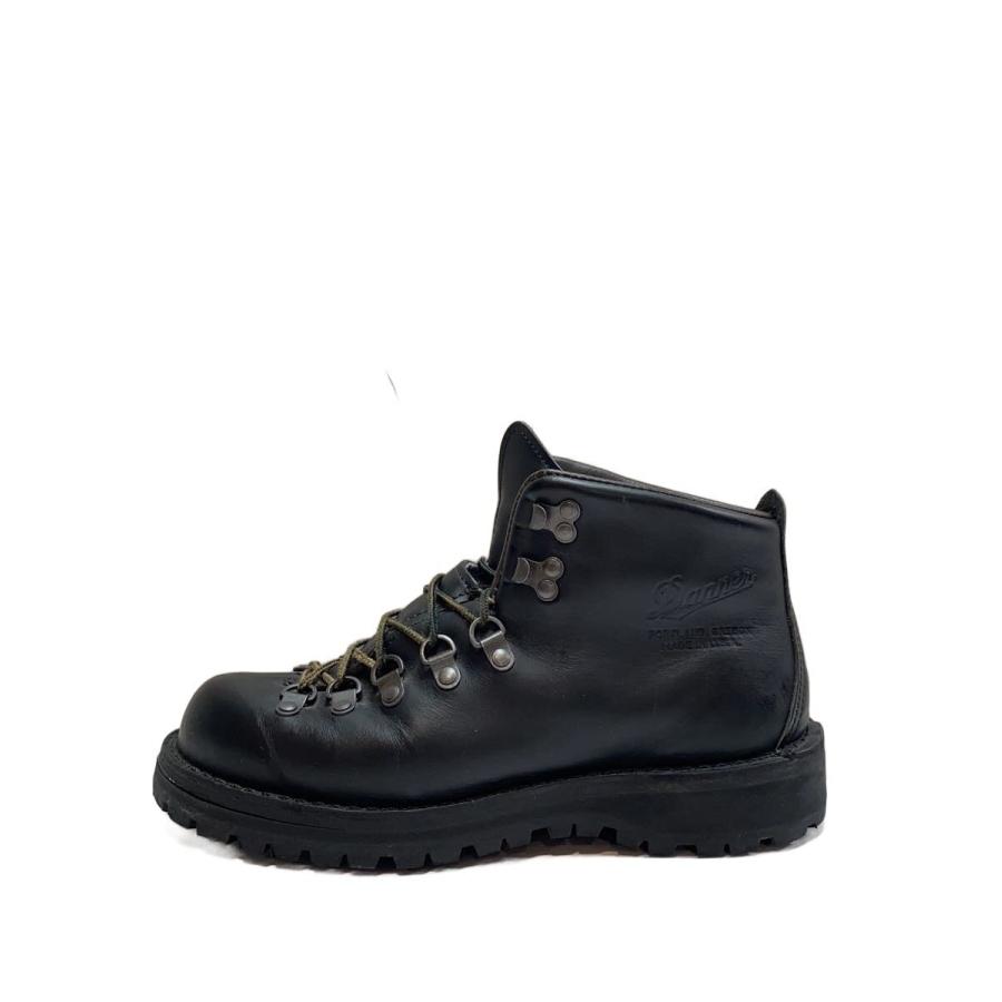 Danner◇マウンテンライト/トレッキングブーツ/US6.5/BLK/レザー