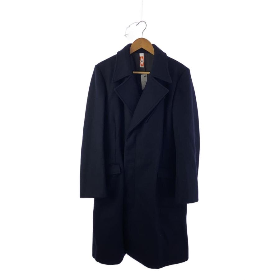 CHRISTOPHE LEMAIRE メルトン ウール コート ネイビー 38 CHRISTOPHE