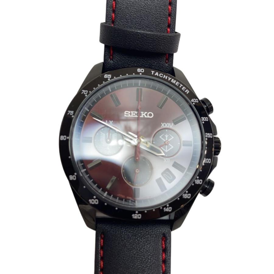 SEIKO◇×ベルセルク/300本限定/クォーツ腕時計/アナログ/レザー/BRD