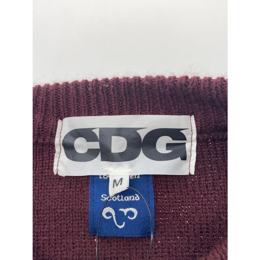 CDG◇ニット・セーター(厚手)/M/アクリル/BRD/SZ-N003 CDG（シー 