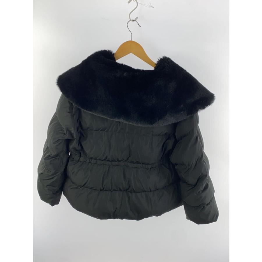 CELFORD◇23AW/ファー衿付き中綿コート/38/ポリエステル/BLK 