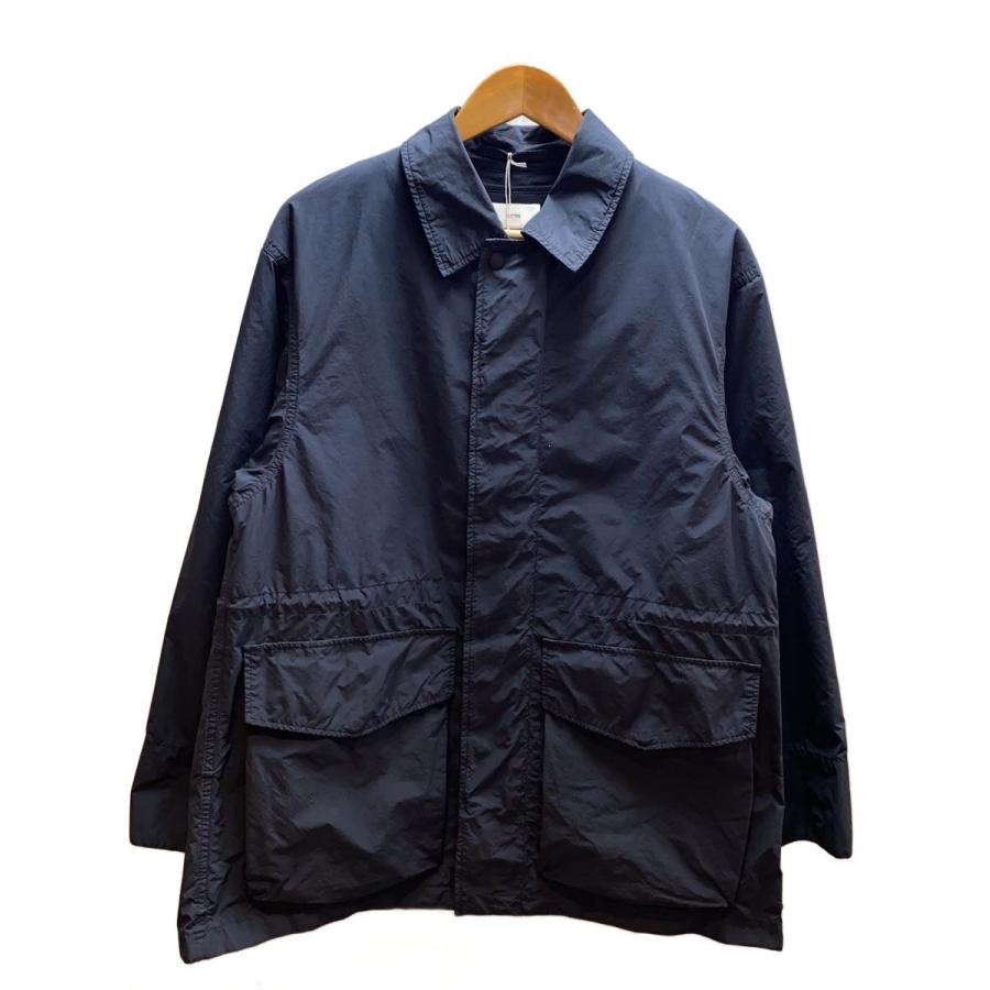 ATON◇24AW/AIR WEATHER FIELD COAT/2/ポリエステル/GRY/CMAGCW0800