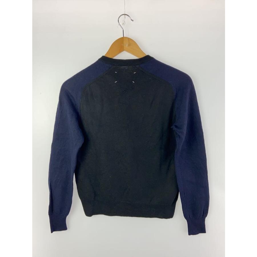 Maison Margiela◇(10)/バイカラーニット/--/ウール/NVY/30HA055614374