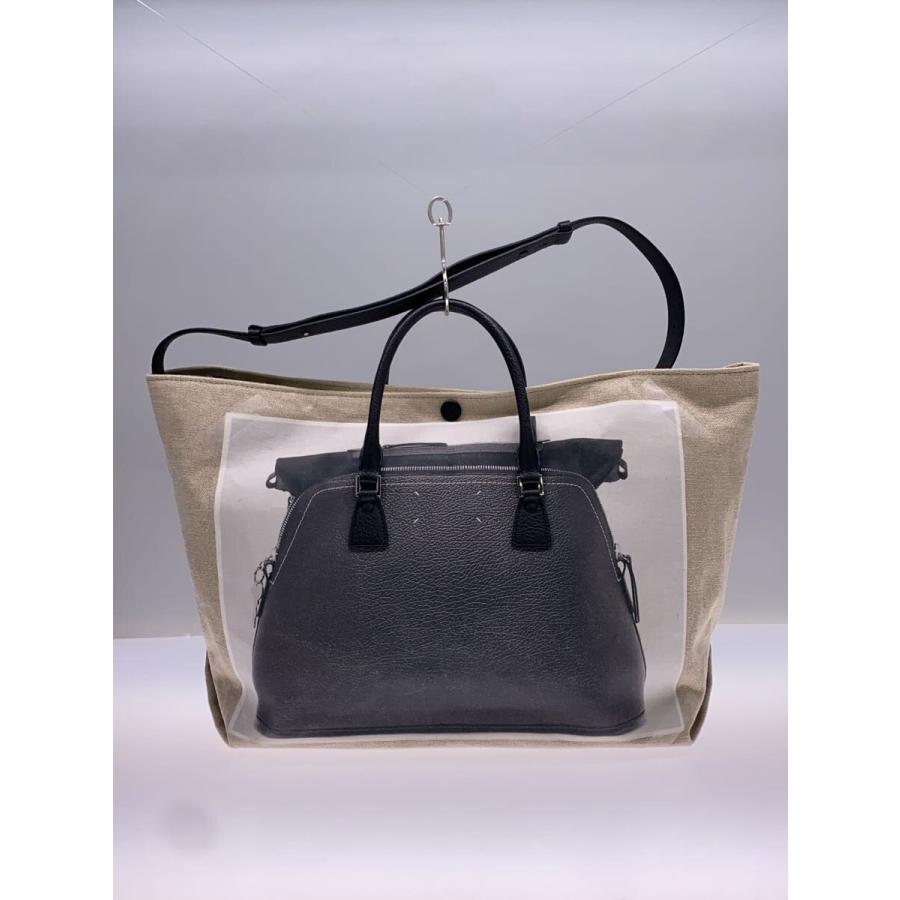 Maison Margiela◆トロンプルイユ5ACプリント トートバッグ/キャンバス/BEG/SB3WC0001//_2