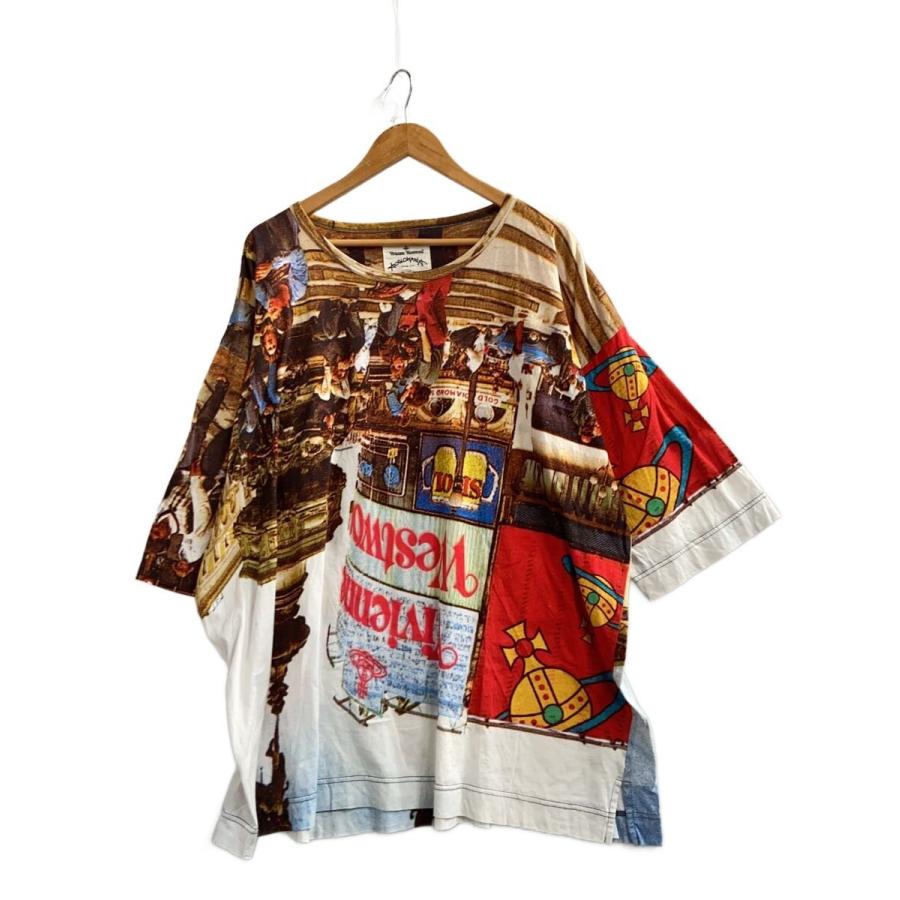 美品⭐︎Vivienne Westwood⭐︎フレスコ画Tシャツ⭐︎アングロマニア Vivienne Westwood◇ANGLOMANIA/アートプリントTシャツ/38/コットン