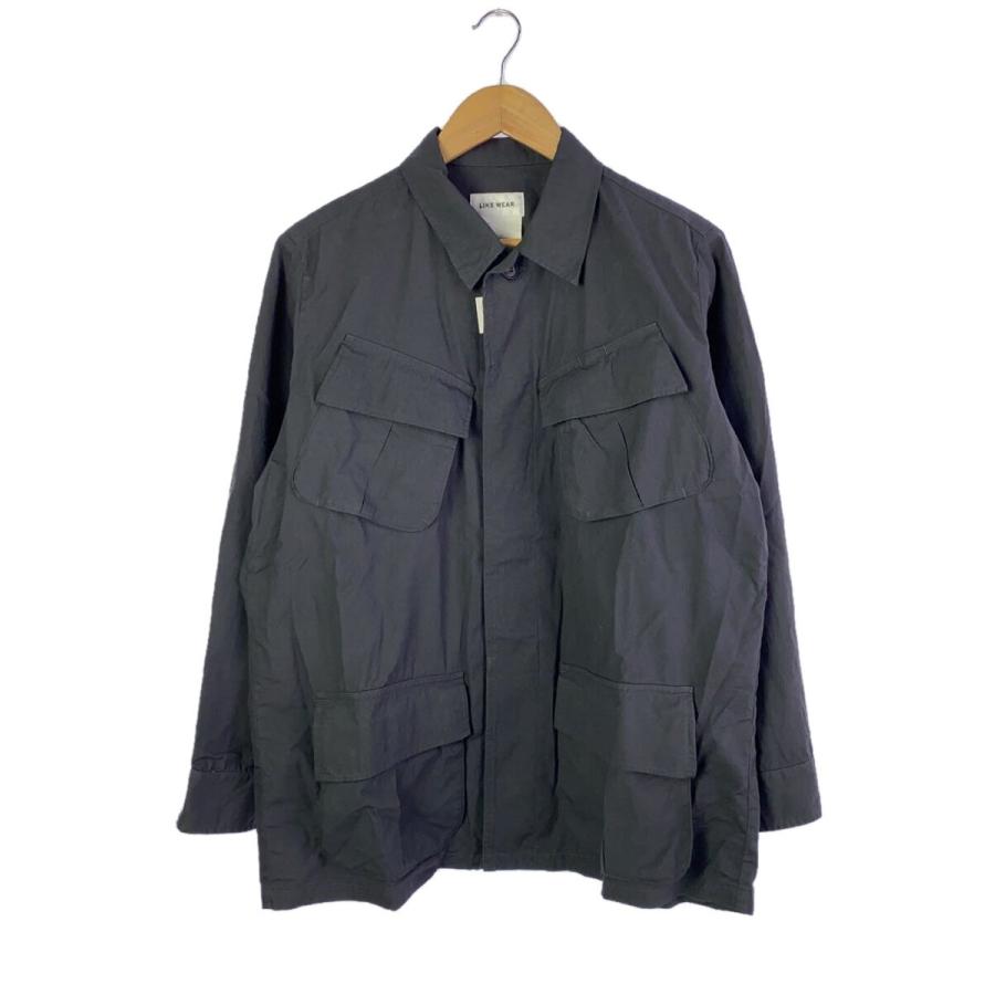 YAECA◇ジャケット/36/コットン/GRY/無地/25501/LIKE WEAR JUNGLE