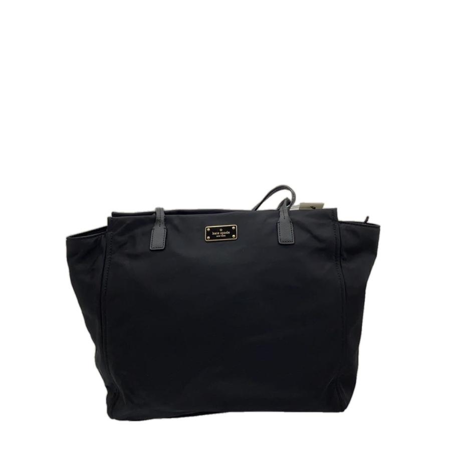 kate spade new york◇トートバッグ/ナイロン/BLK/無地/WKRU3526