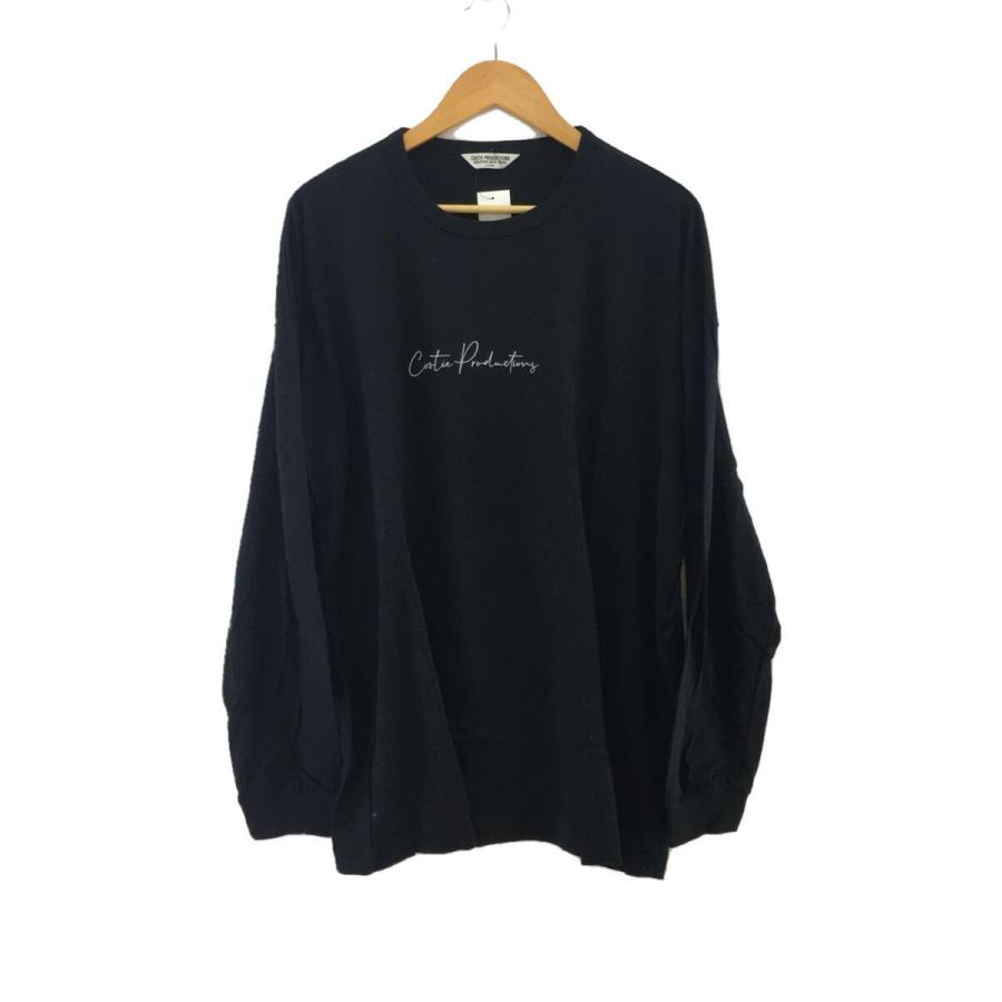 COOTIE◇cootie productions/長袖Tシャツ/L/コットン/ブラック