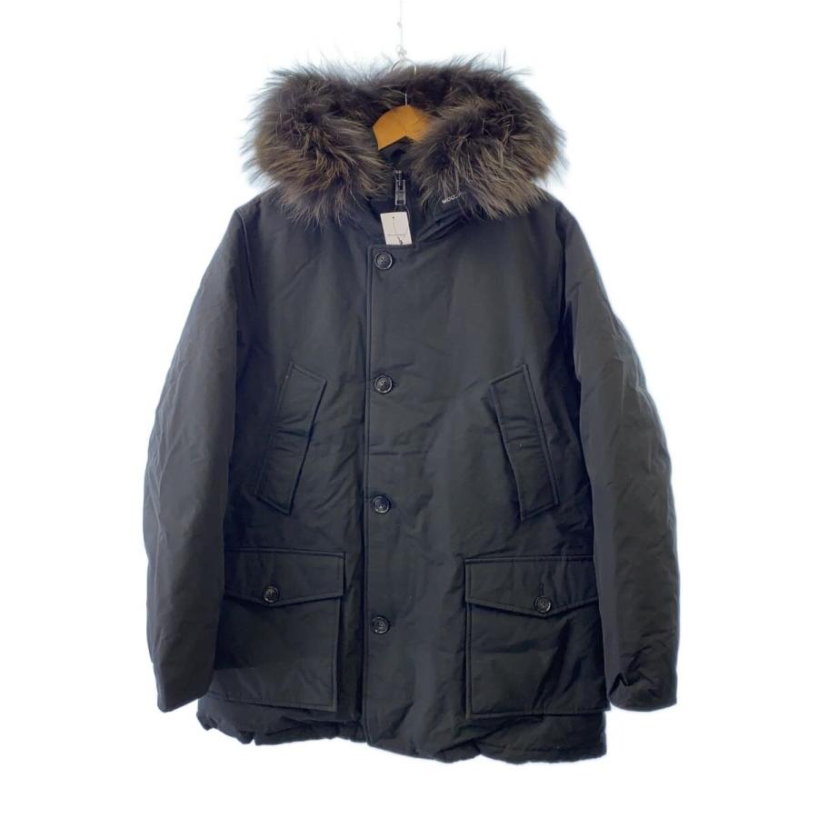 Woolrich◇ARCTIC PARKA TT/ダウンジャケット/XL/コットン/ブラック