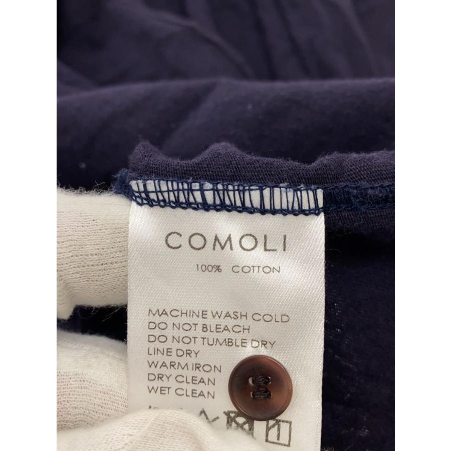 COMOLI◇ジャージコモリシャツ/3/コットン/ネイビー/Z01-05015/? NULL