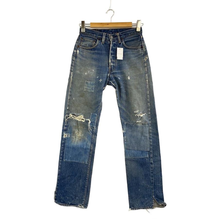 70s Levi’s 501 66前期 赤耳 雰囲気抜群 実寸W31 リペア Levi's◇501/66前期/赤耳/リペア有/ストレートパンツ/--/デニム/IDG