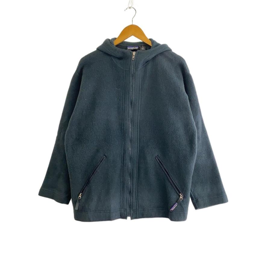 patagonia フリースジャケット S 黒　オリーブ patagonia◇フリースジャケット/S/ポリエステル/BLK// : セカンド