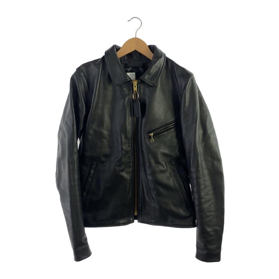 vanson ブラック シングルライダースジャケット 36 VANSON◇シングルライダースジャケット/36/レザー/ブラック/81459B**11