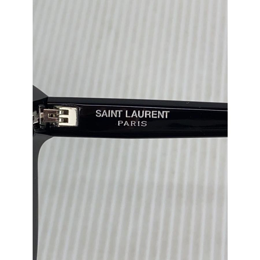 SAINT LAURENT◇サングラス/ウェリントン/ブラック/メンズ/SL M24