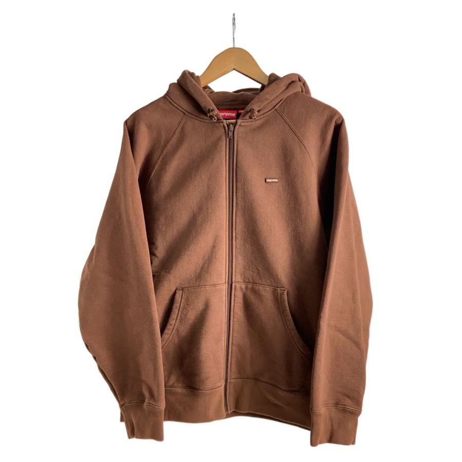 Supreme◇ジップパーカー/M/コットン/ブラウン/22AW/Brim Zip Up