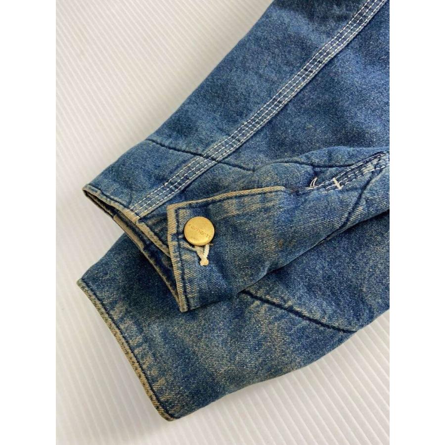 Carhartt◇カバーオール/40/デニム/インディゴ/チョアコート/星タグ