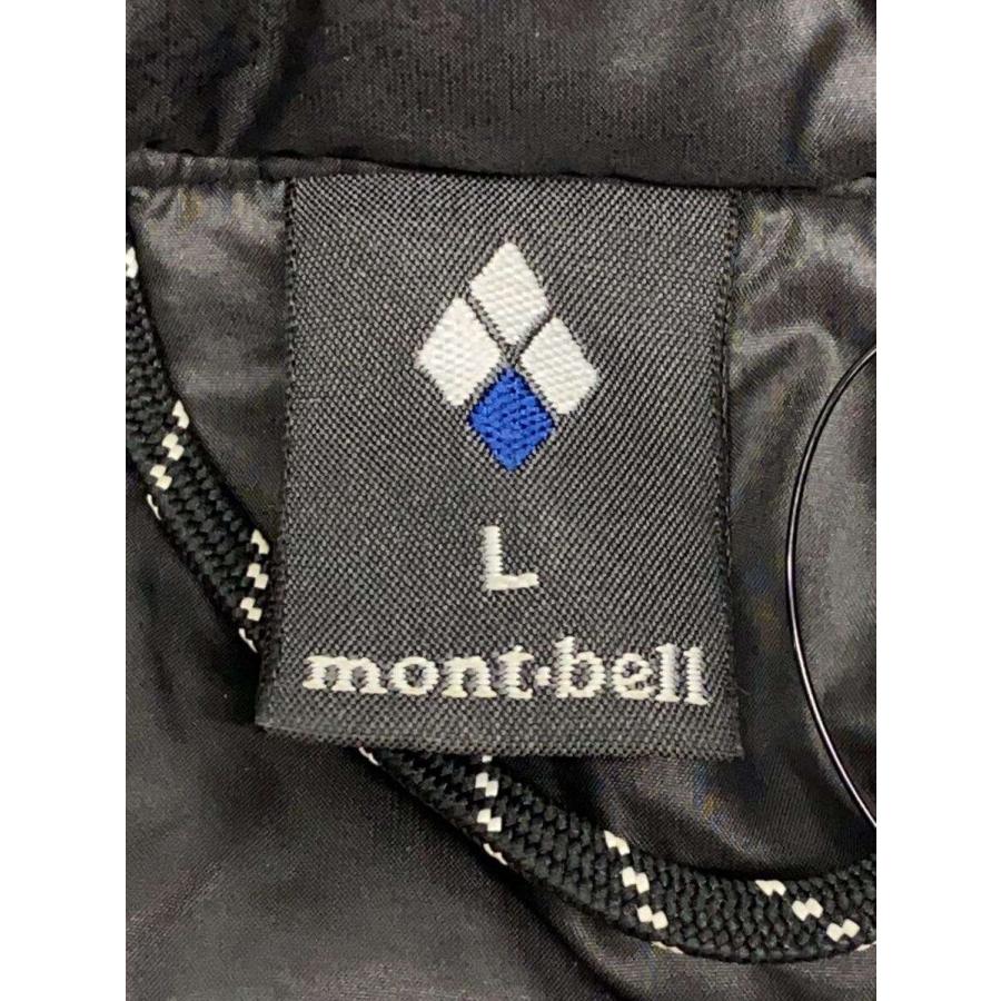 mont-bell◇フラットアイアンパーカ/L/ナイロン/ブラック/汚れ有
