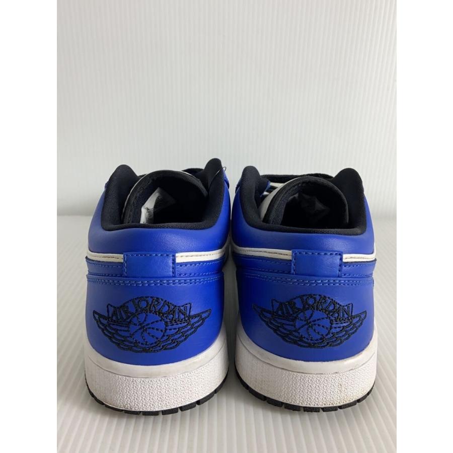 NIKE◇AIR JORDAN 1 LOW_エアジョーダン ロー/27cm/ブルー/履きジワ有