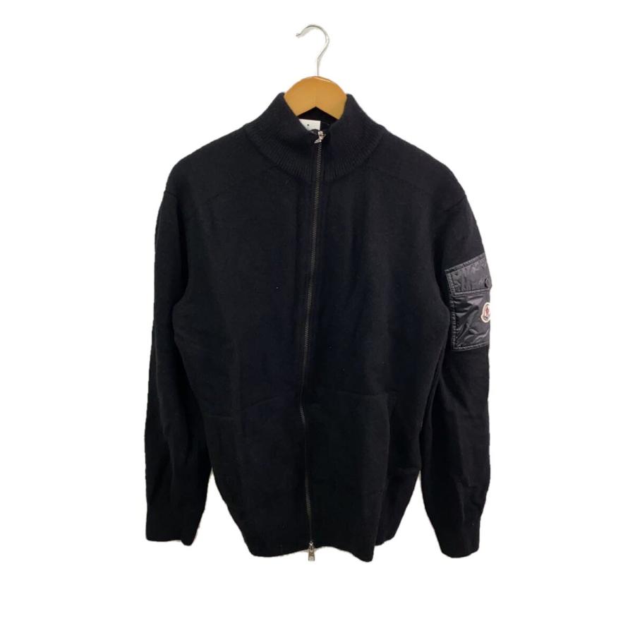 MONCLER◇23AW/ハイゲージダブルジップカーディガン/XXL/ウール/NVY