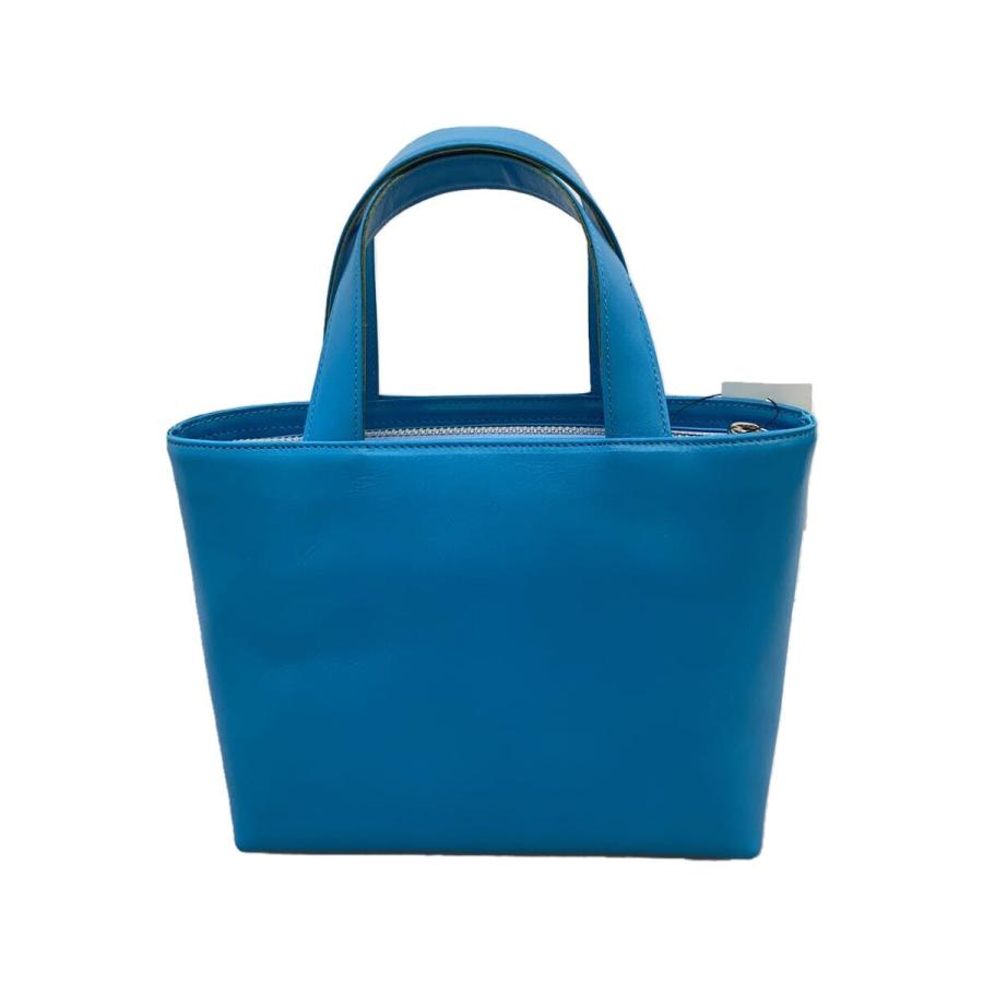 tricot COMME des GARCONS◇ハンドバッグ/レザー/BLU/無地/TK072010