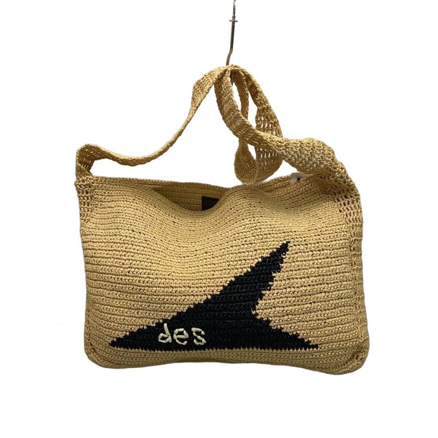 ヒ*グ様 DESCENDANT 24SS CETUS RAFFIA BAG ラフ DESCENDANT◇24SS/CETUS RAFFIA BAG/ショルダーバッグ/--/BEG