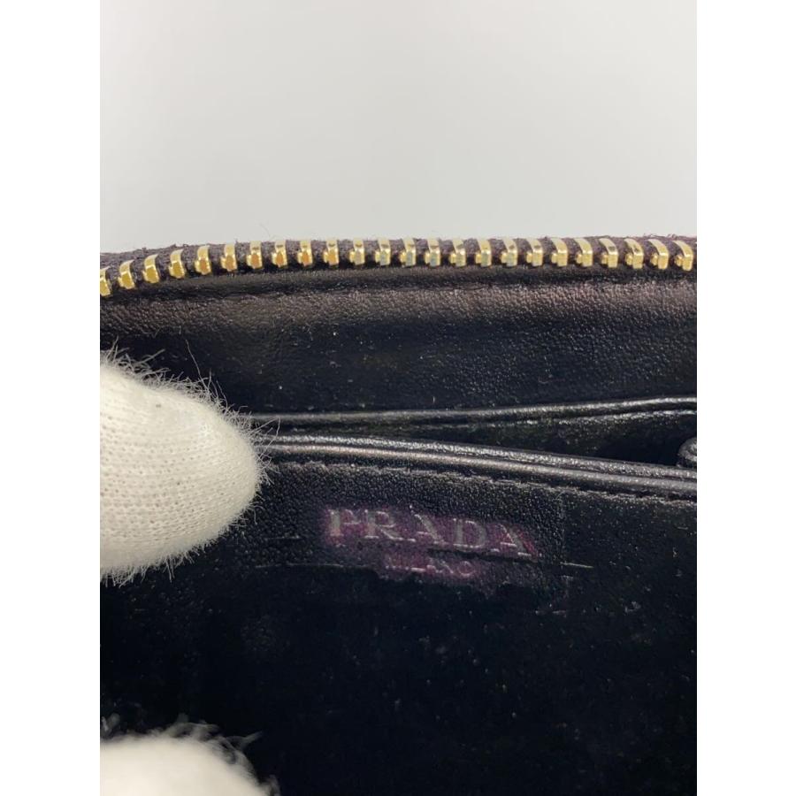 PRADA◇コインケース/レザー/BLK/レディース/ヴィッテロムーブ