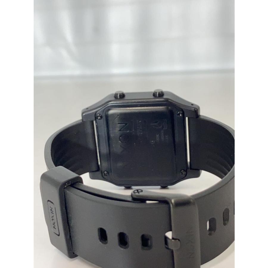 NIXON◇クォーツ腕時計/デジタル/ラバー/BLK/THE STAPLE NIXON◇クォーツ腕時計/デジタル/ラバー/BLK/THE STAPLE