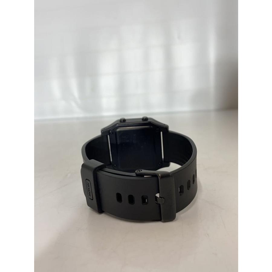NIXON◇クォーツ腕時計/デジタル/ラバー/BLK/THE STAPLE NIXON◇クォーツ腕時計/デジタル/ラバー/BLK/THE STAPLE