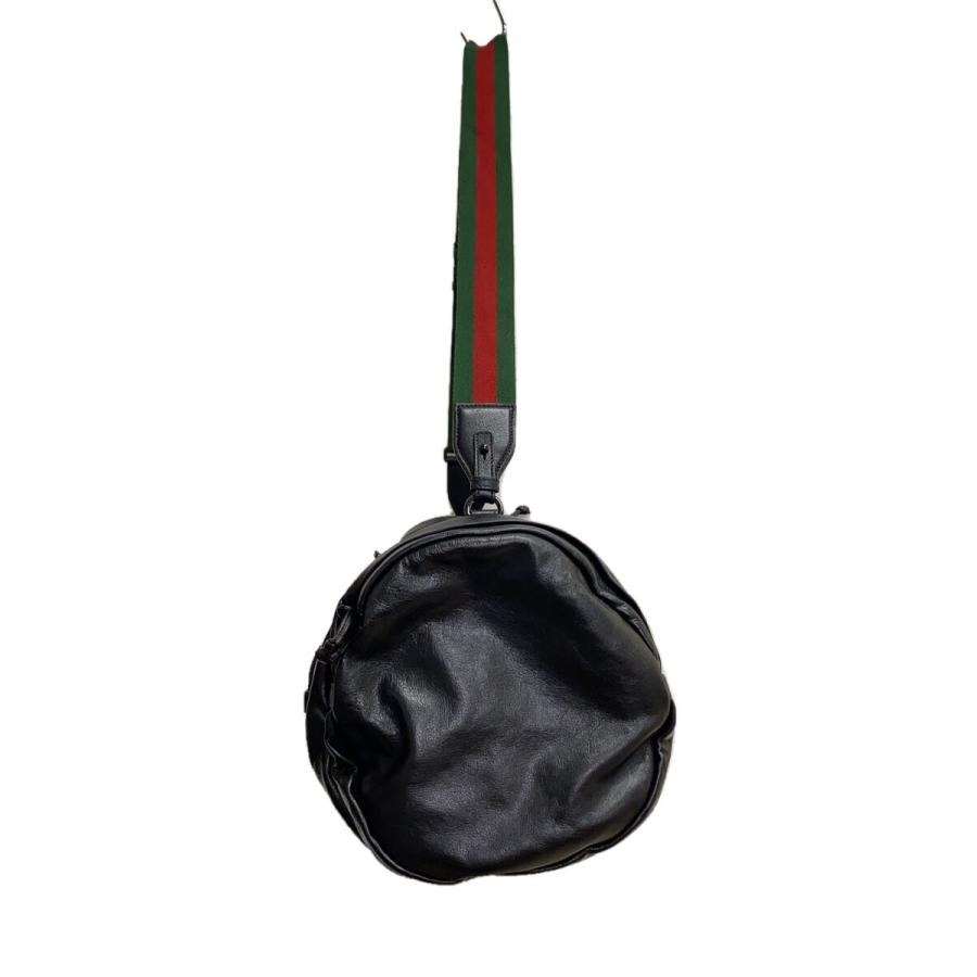 GUCCI◆ダブルG/2WAY/ボストンバッグ/レザー/BLK/725699//_1