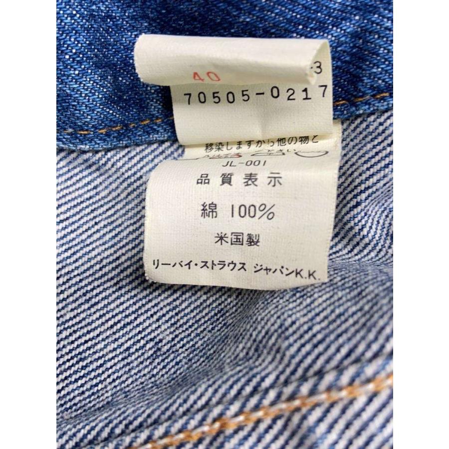 Levi's◇90s/USA製/4TH/Gジャン/40/デニム/IDG/70505-0217 : セカンド