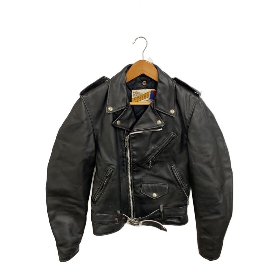 Schott◇バイカータグ後期/星条旗バックダブルライダースジャケット/34