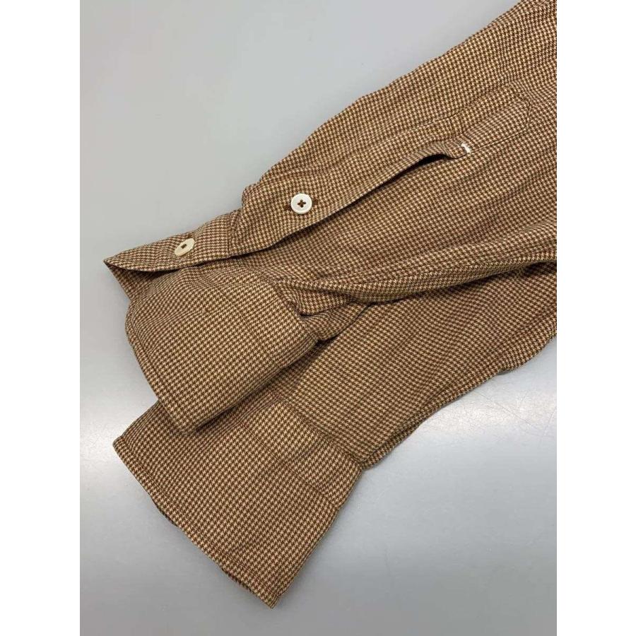 MAATEE&SONS◇LIAN/長袖シャツ/3/コットン/BRW/MT3303-0601C
