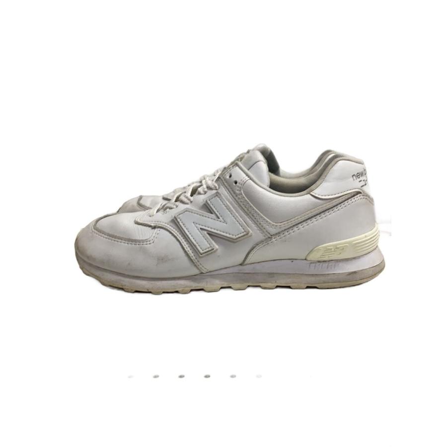 NEW BALANCE◇ML574/ホワイト/28cm/WHT/レザー : セカンドストリート