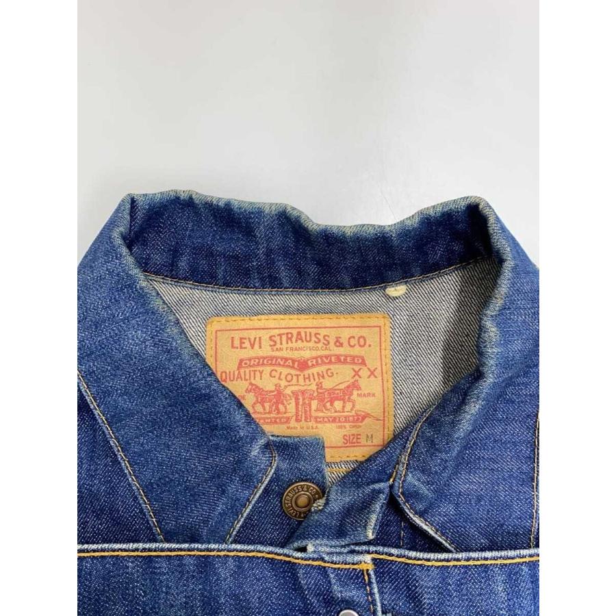 Levi's Vintage Clothing◇USA製/Gジャン/M/デニム/IDG/無地/70505