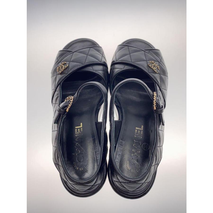 CHANEL◇サンダル/38/BLK/レザー/G39918 : セカンドストリート CHANEL◇サンダル/38/BLK/レザー/G39918 : セカンドストリート