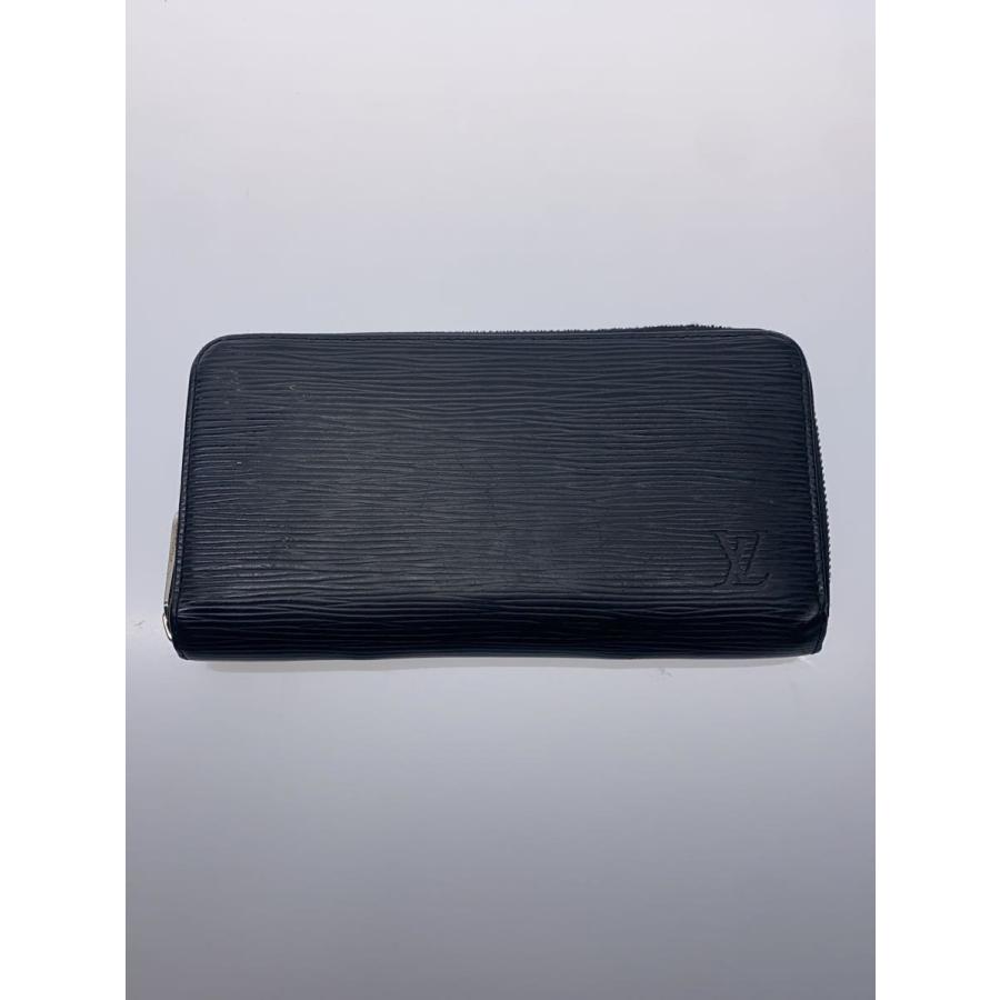 LOUIS VUITTON◇ジッピー・ウォレット_エピ_BLK/レザー/BLK/メンズ