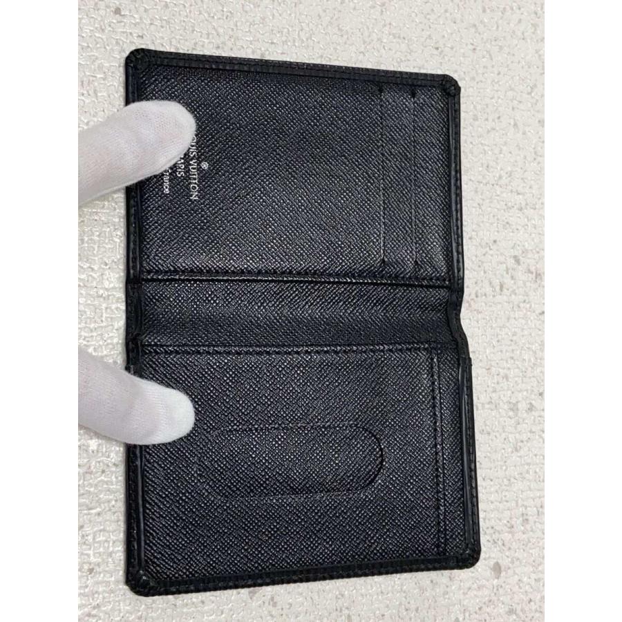 LOUIS 🌲 VUITTON◇ポルト・カルト・パスヴェルティカル_エピ_BLK