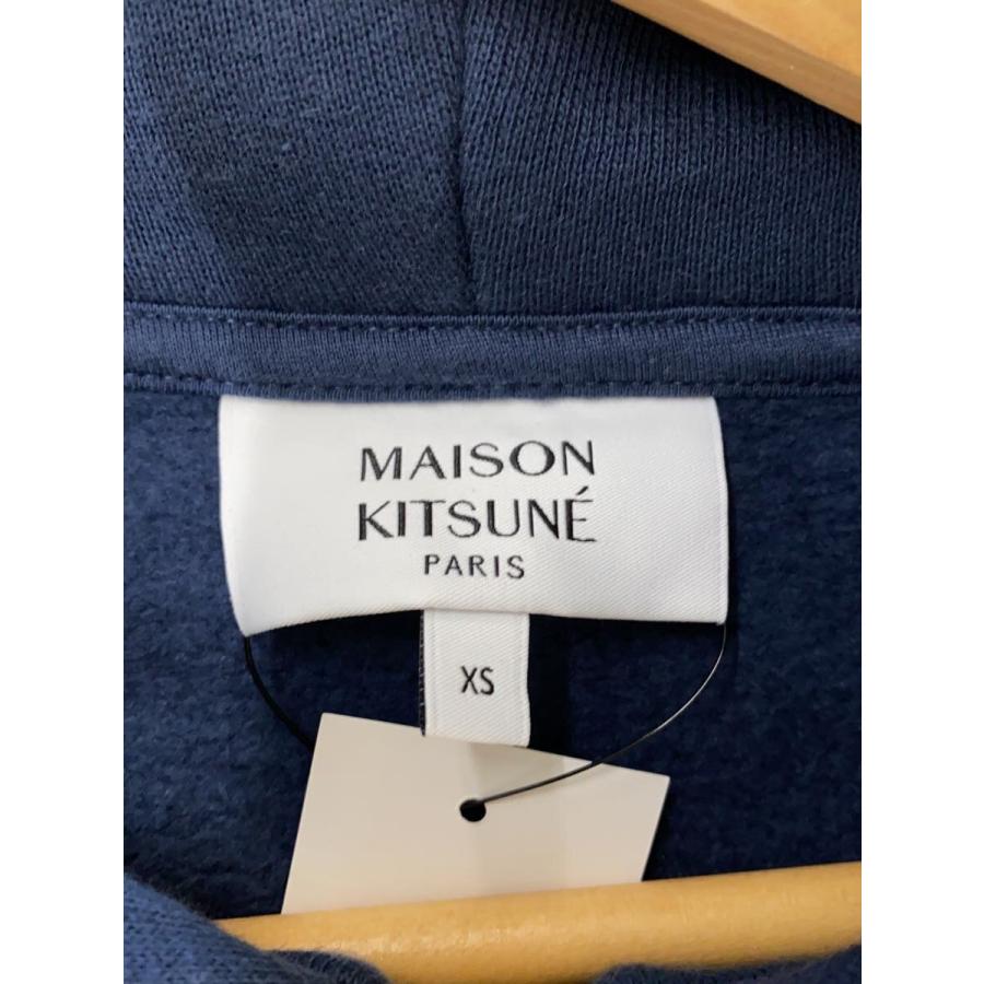 MAISON KITSUNE◇ジップパーカー/XS/コットン/NVY MAISON KITSUNÉ 