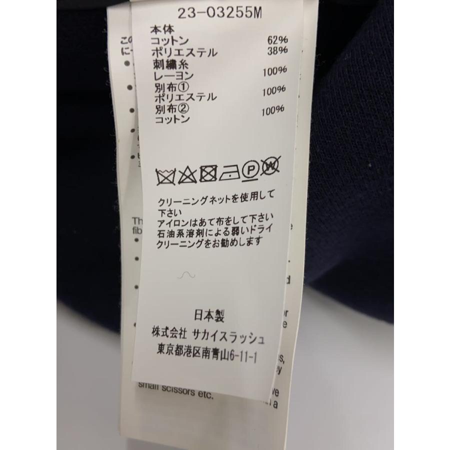 sacai◇ジップパーカー/4/ポリエステル/BLK/23-03255M : セカンド