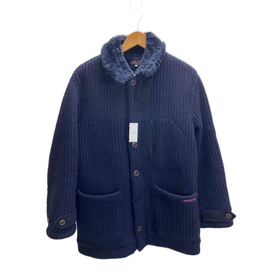 BLUE BLUE◇ジャケット/2/ウール/NVY/無地 : セカンドストリートYahoo