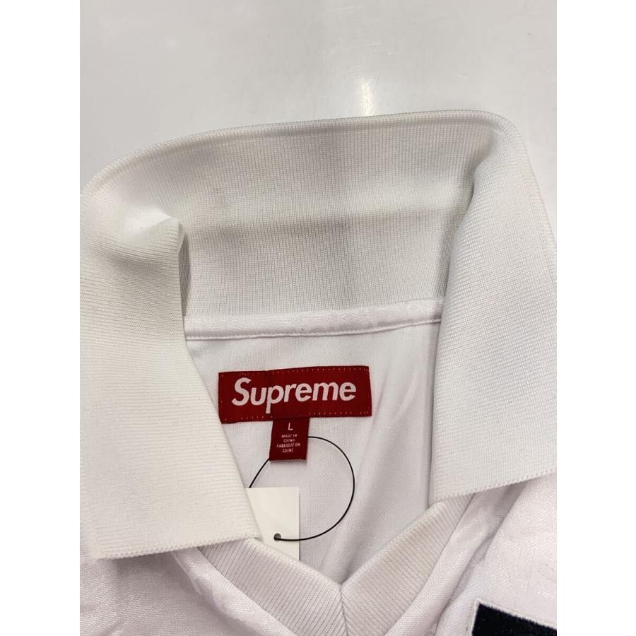 Supreme◇25SS/Zoo York Soccer Jersey/ポロシャツ/L/ポリエステル/WHT