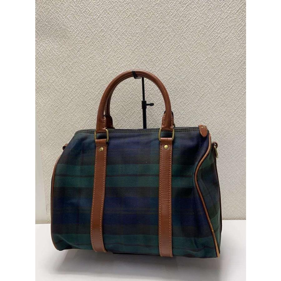 POLO RALPH LAUREN◆ボストンバッグ/--/GRN/チェック