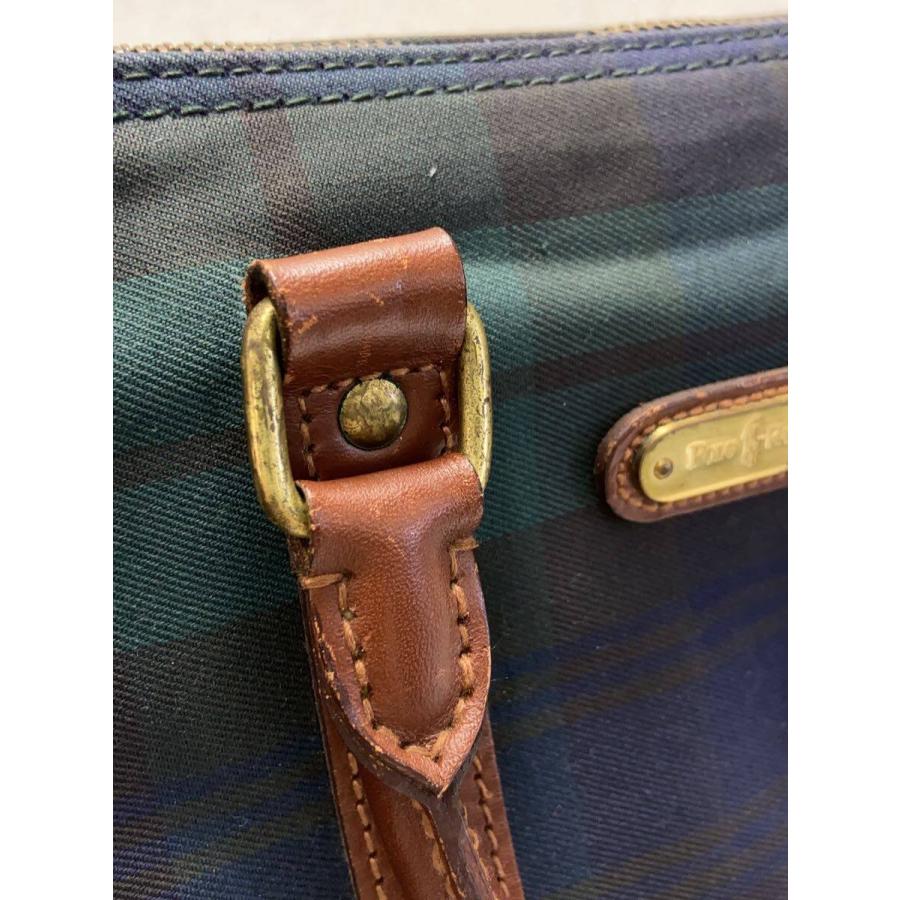 POLO RALPH LAUREN◆ボストンバッグ/--/GRN/チェック