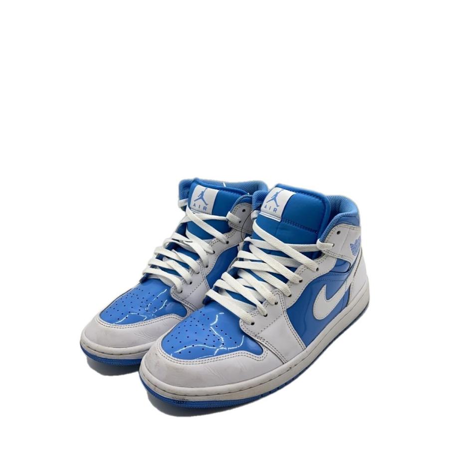 NIKE◇エア ジョーダン 1 MID SE/27.5cm/BLU// : セカンドストリート