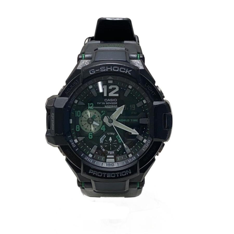 CASIO / クォーツ腕時計_G-SHOCK/デジアナ/ラバー/BLK/BLK CASIO◇クォーツ腕時計・G-SHOCK/デジアナ/ラバー/BLK/BLK : セカンド