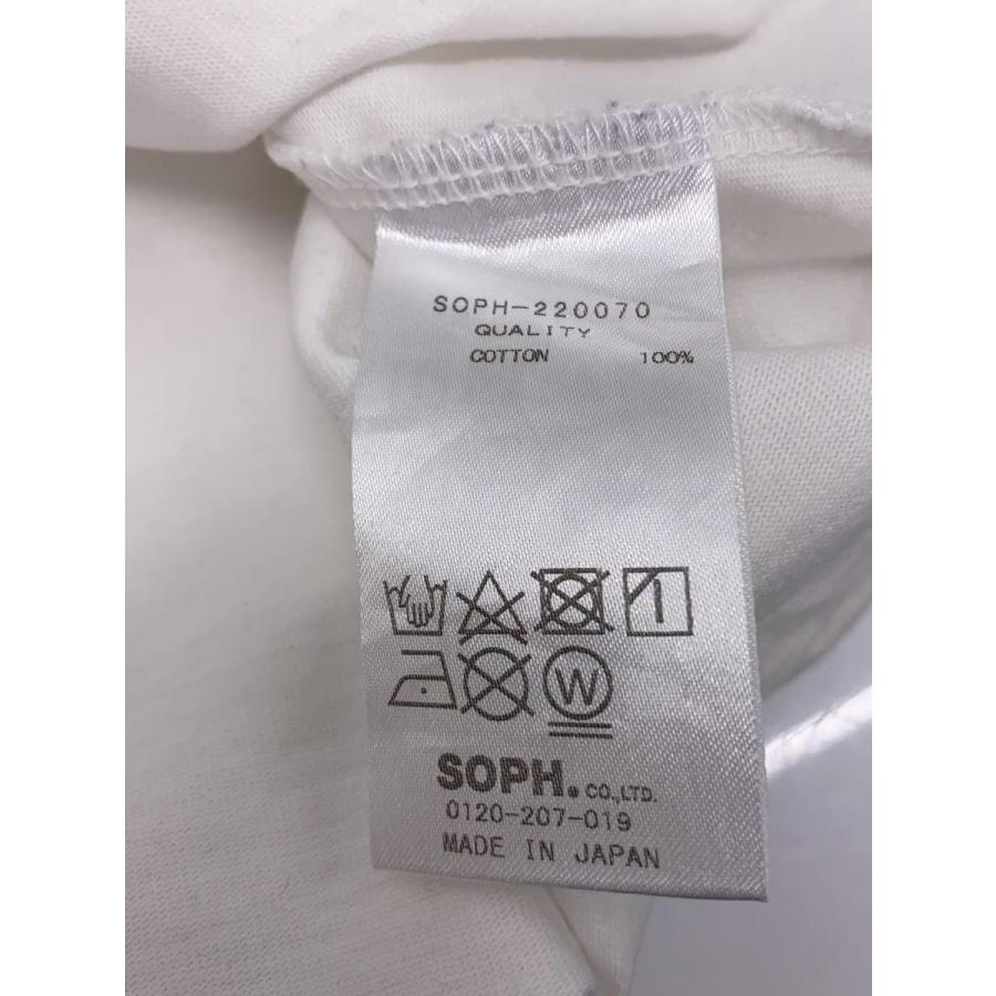 SOPHNET.◆SOPHNET. LOGO BAGGY TEE/Tシャツ/S/コットン/ホワイト/プリント/SOPH-220070//｜ssol-shopping｜04