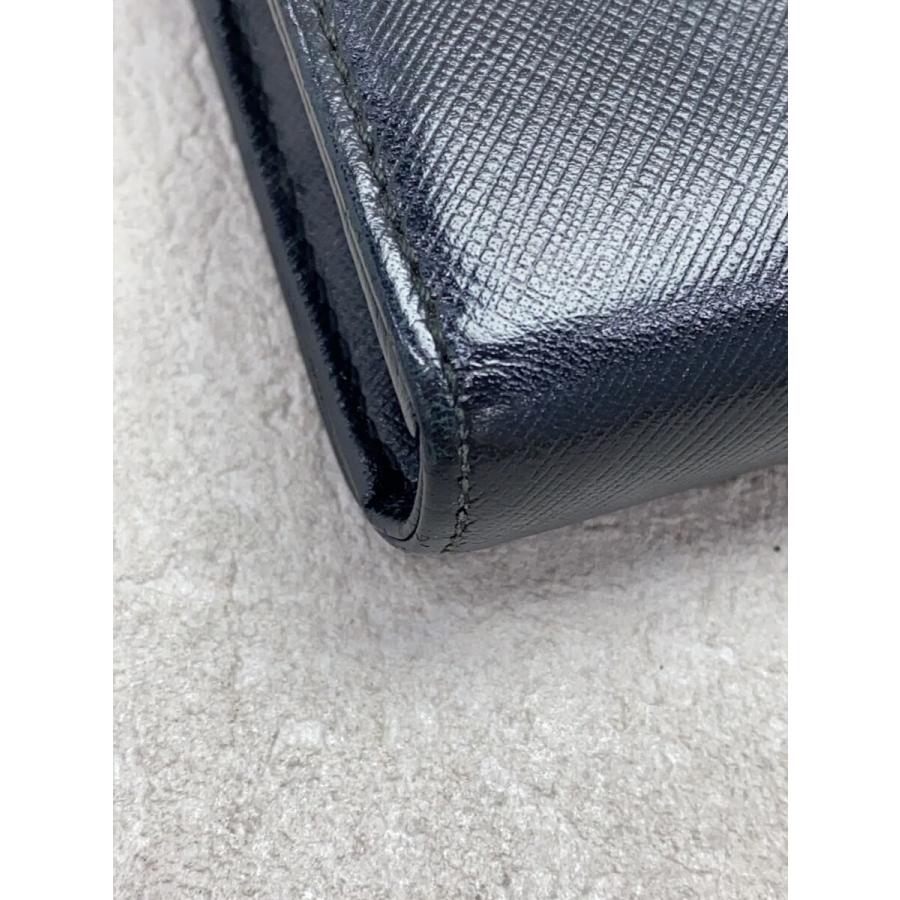 Salvatore Ferragamo◇長財布/レザー/BLK/レディース/網目裂け有 Salvatore Ferragamo◇長財布/レザー/BLK/レディース/網目裂け有